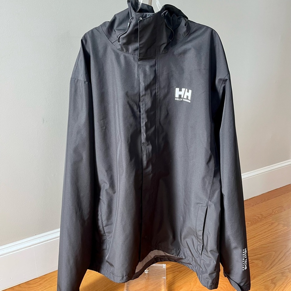 Helly Hansen Black Rain Jacket